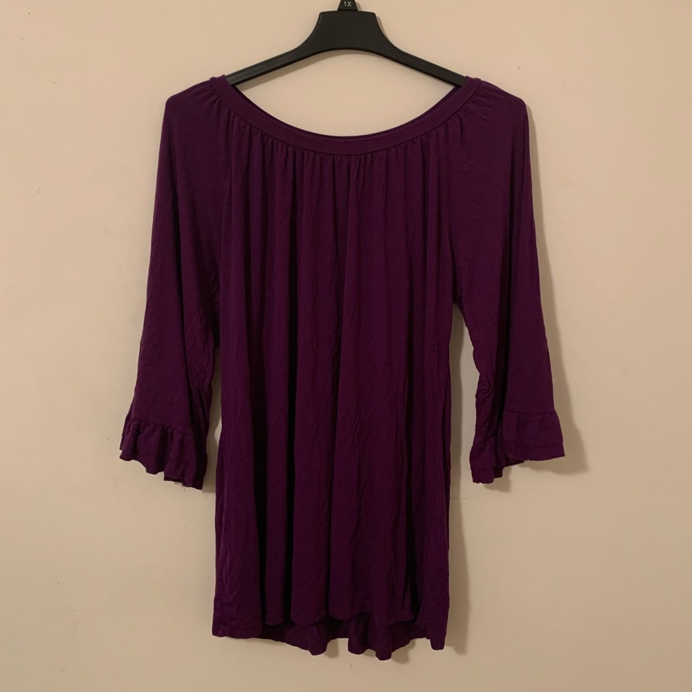 Purple dress shirt